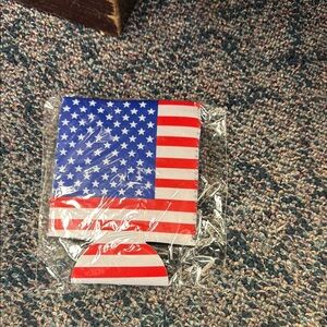 American Flag Drink Coaster Set
